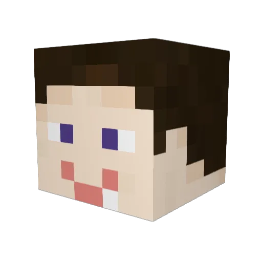 edgelord969 Minecraft avatar head, 3D render