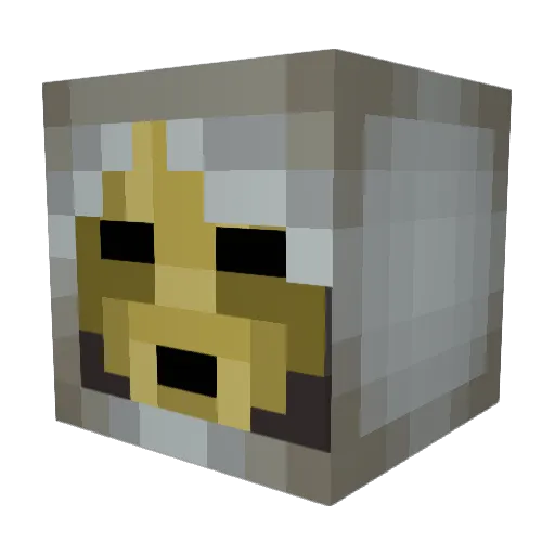 edgeoutjp Minecraft avatar head, 3D render