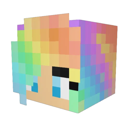 edible99 Minecraft avatar head, 3D render