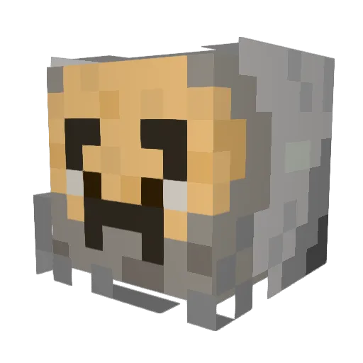 ediblefromage Minecraft avatar head, 3D render
