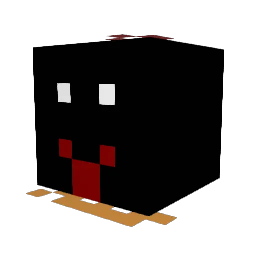 edifie3 Minecraft avatar head, 3D render