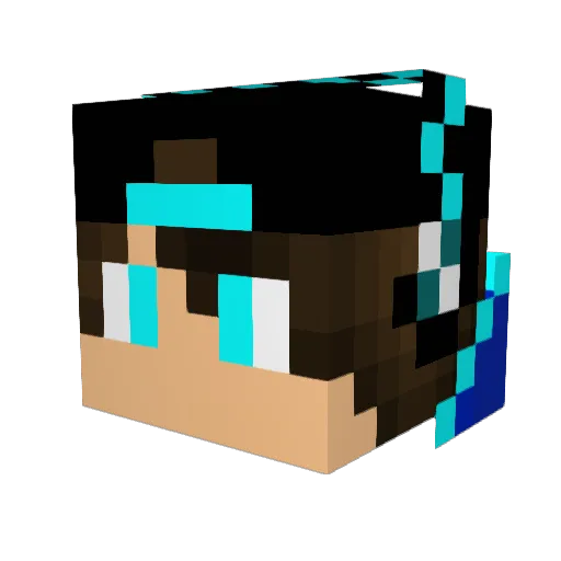 edinemir Minecraft avatar head, 3D render
