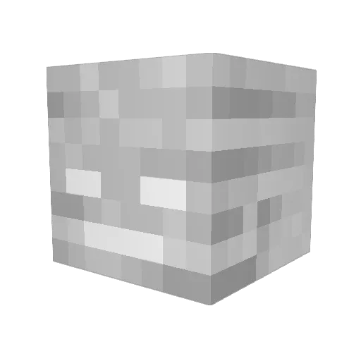 editedlamp98 Minecraft avatar head, 3D render