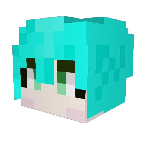 editmaster Minecraft avatar head, 3D render