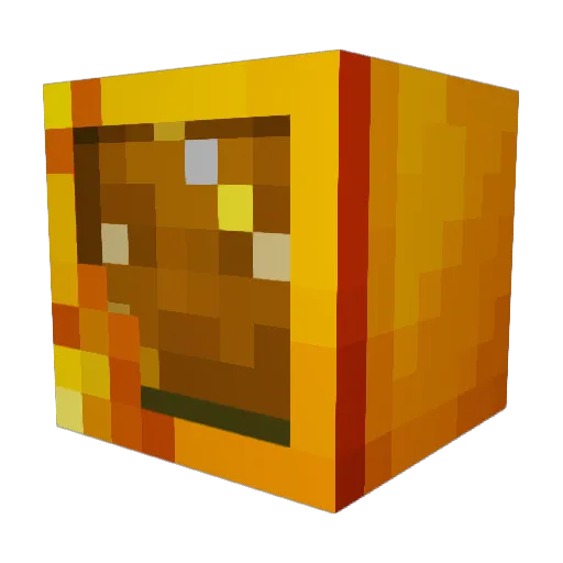 edl411 Minecraft avatar head, 3D render