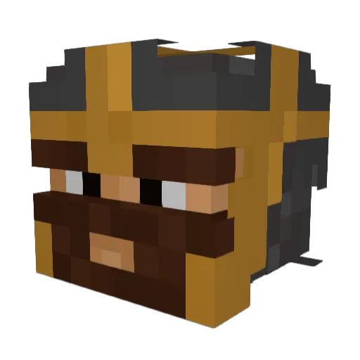 edma2503 Minecraft avatar head, 3D render