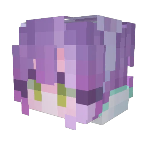 edmond0328 Minecraft avatar head, 3D render