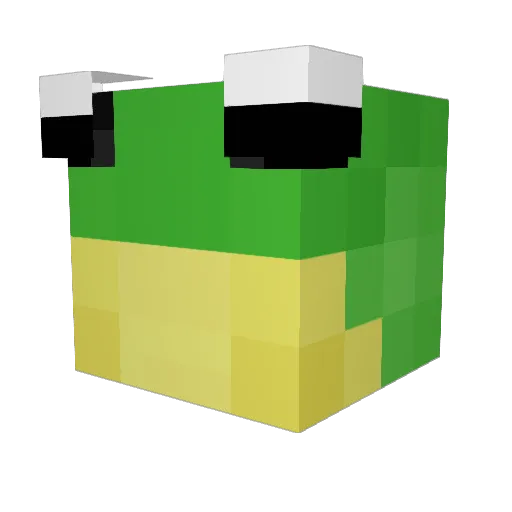 edmuundd Minecraft avatar head, 3D render