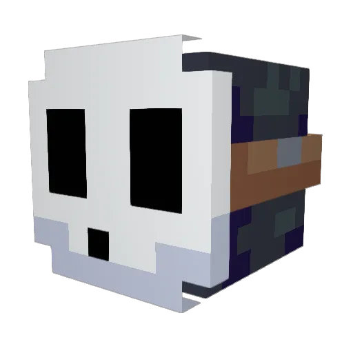 edog64 Minecraft avatar head, 3D render