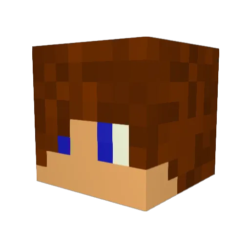 edojas Minecraft avatar head, 3D render