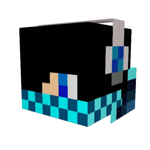 edomas1999 Minecraft avatar head, 3D render