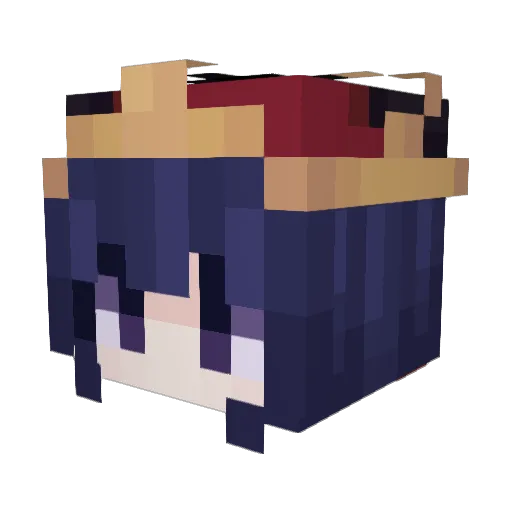 edomen1013 Minecraft avatar head, 3D render