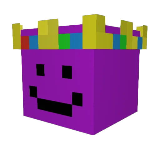 edot223 Minecraft avatar head, 3D render