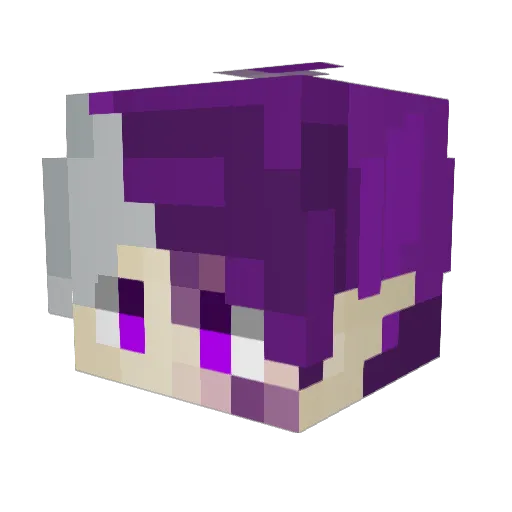 edougamer Minecraft avatar head, 3D render