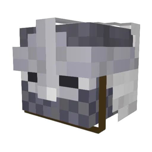 edour64 Minecraft avatar head, 3D render