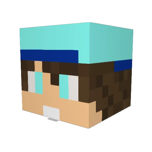 edrice2bossrice Minecraft avatar head, 3D render