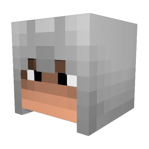 edrickoloko Minecraft avatar head, 3D render
