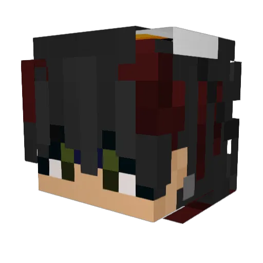 edrs_eon Minecraft avatar head, 3D render