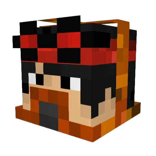 edskull97 Minecraft avatar head, 3D render