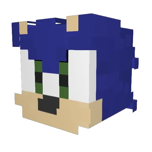 edsonegidio Minecraft avatar head, 3D render