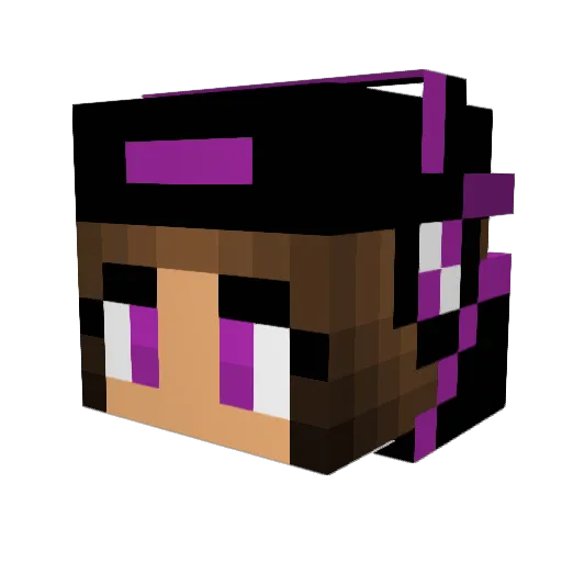 edstrm Minecraft avatar head, 3D render