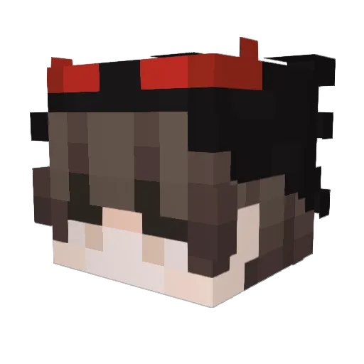 eduaardok Minecraft avatar head, 3D render