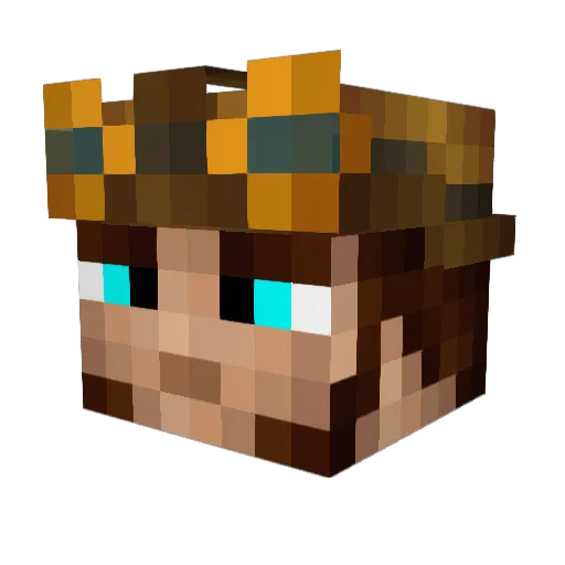 eduardo122 Minecraft avatar head, 3D render