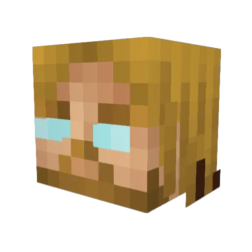 eduardo1998 Minecraft avatar head, 3D render