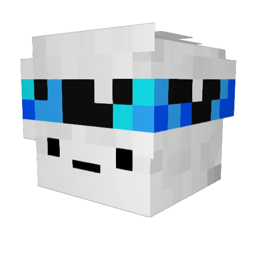edubonnin Minecraft avatar head, 3D render