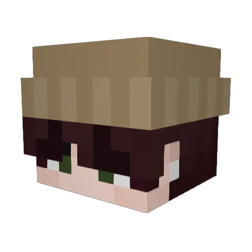 edusalcido Minecraft avatar head, 3D render