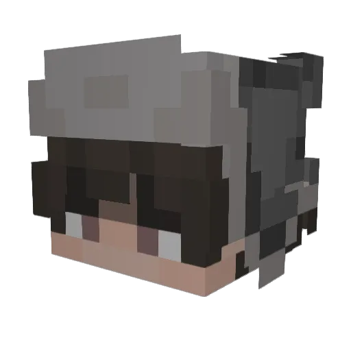 eduvaro Minecraft avatar head, 3D render