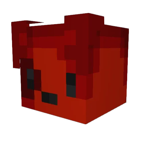 eduxSTOP Minecraft avatar head, 3D render