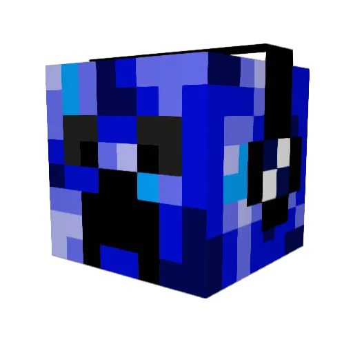 edvardfranorge Minecraft avatar head, 3D render