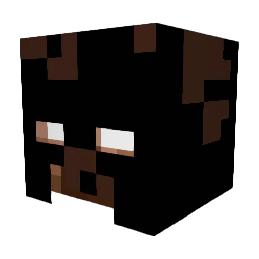 edvint09 Minecraft avatar head, 3D render