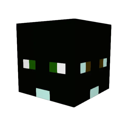 edwa12345 Minecraft avatar head, 3D render