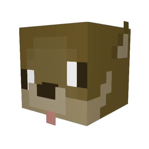 edward0219 Minecraft avatar head, 3D render