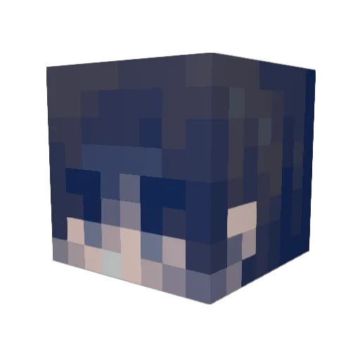 edward90 Minecraft avatar head, 3D render