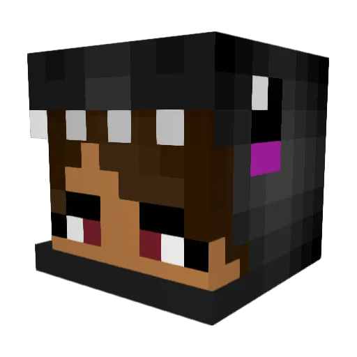 edward9899 Minecraft avatar head, 3D render