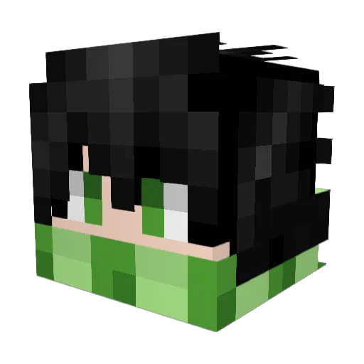 edwarddd69420 Minecraft avatar head, 3D render