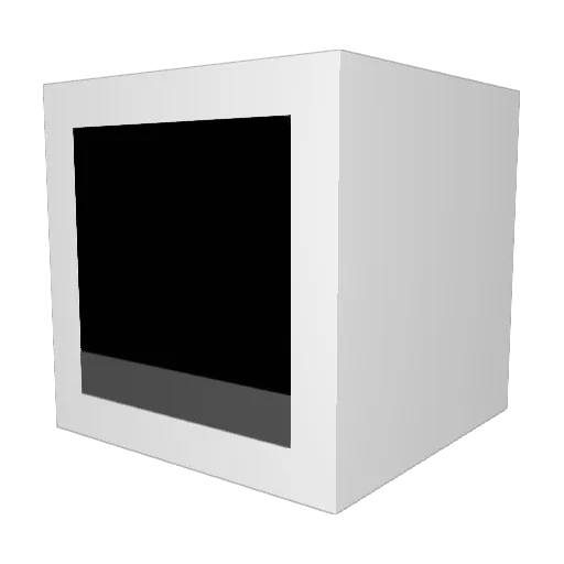 edwardnix Minecraft avatar head, 3D render
