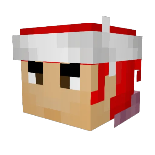 edweeeen Minecraft avatar head, 3D render