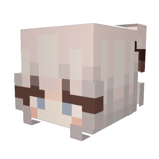 edynurmom Minecraft avatar head, 3D render