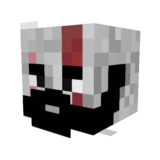edyyyy Minecraft avatar head, 3D render