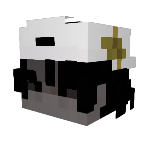edze Minecraft avatar head, 3D render