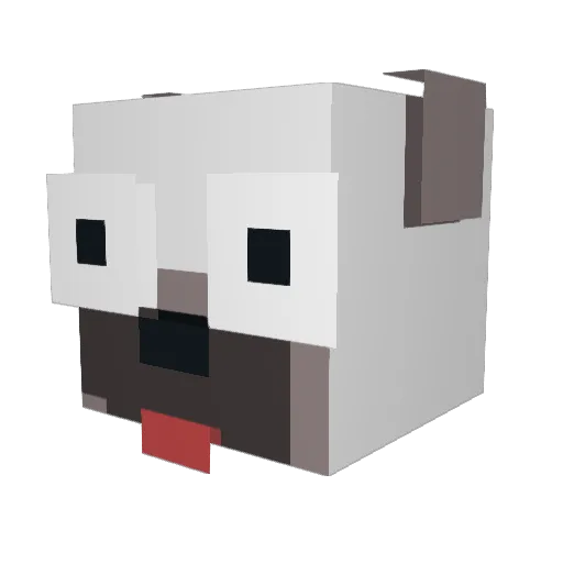 eeaatthhuunn Minecraft avatar head, 3D render