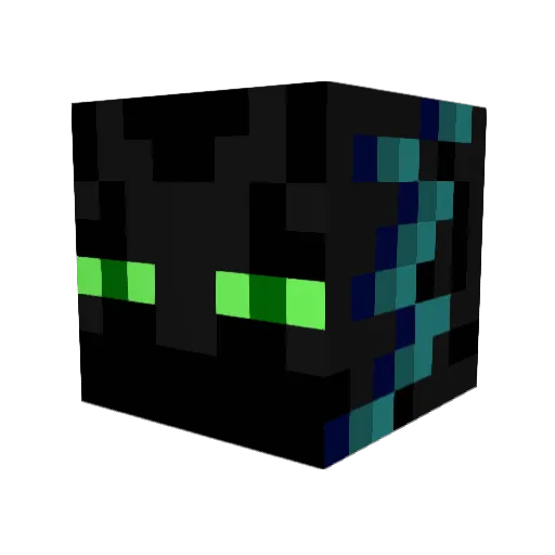 eee00 Minecraft avatar head, 3D render