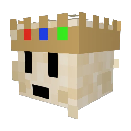 eee333eee333 Minecraft avatar head, 3D render