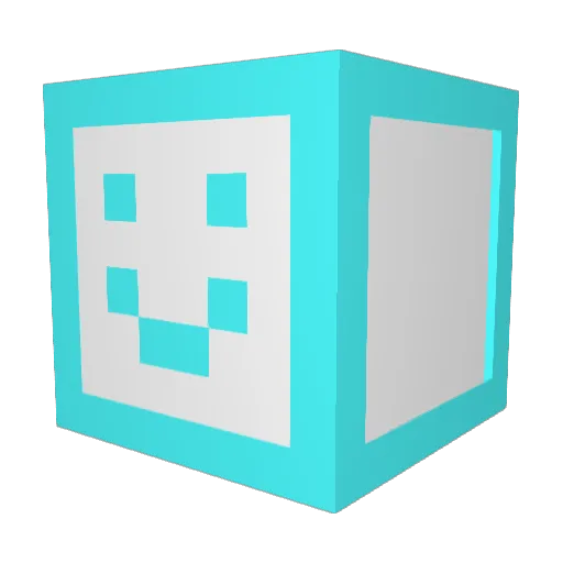 eeeThree Minecraft avatar head, 3D render