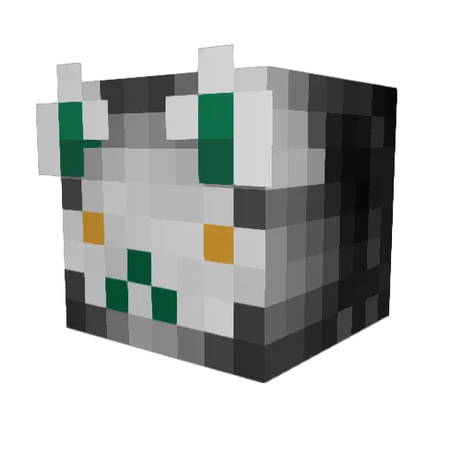eeeeeeeee5825427 Minecraft avatar head, 3D render