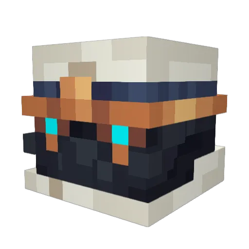 eeeeeeeeeeen Minecraft avatar head, 3D render